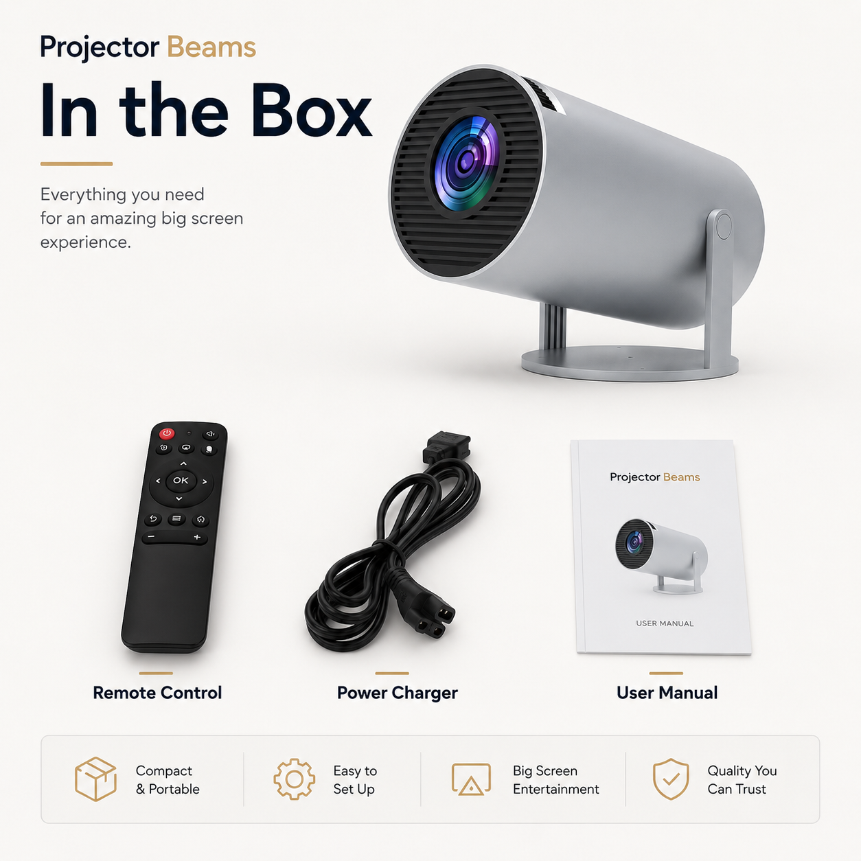 ProjectorBeams P1 — Portable Android Projector